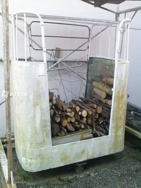 Holzwagen für bis 2 Ster Cheminee Holz