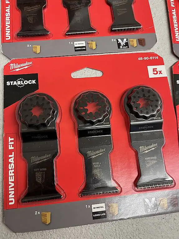 Sägeblätter für Fein Multimaster von Milwaukee Starlock Neu