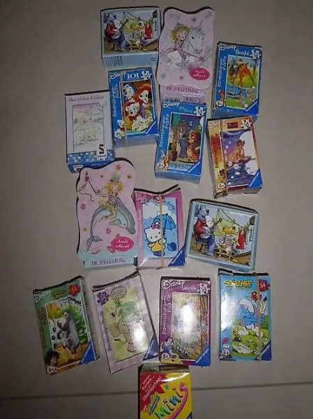 Kleine Puzzle-Set gemäss Foto