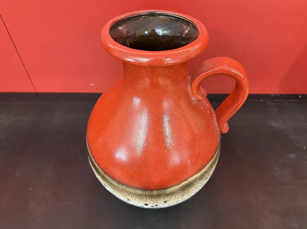 Vintage Vase / Krug aus Ton