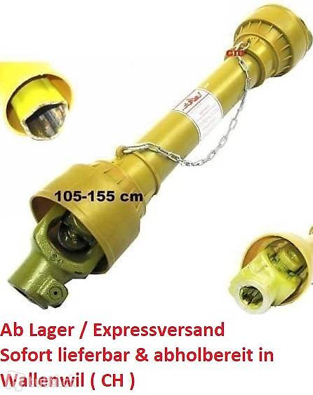  NEU Zapfwelle Kardanwelle Traktor 105 - 155