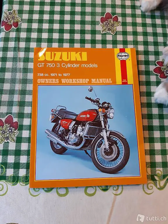 Manuale di officina per Suzuki 750 1971-1977 inglese