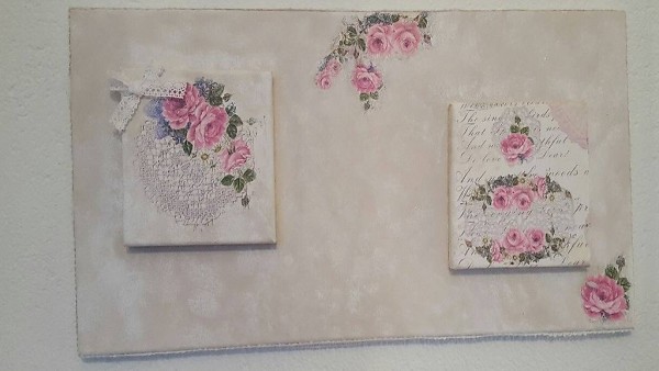 Bild mit Spitze 30cm x 60cm