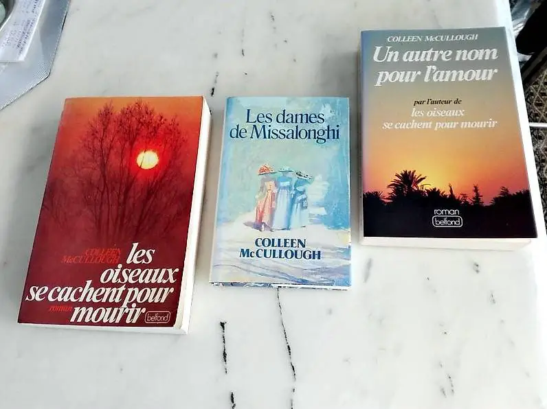 Livres romans de Collen Mc Collough