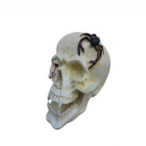  SCHÄDEL KOPF SKORPION FIGUR STATUE SKULPTUR 44CM FIGUREN N87