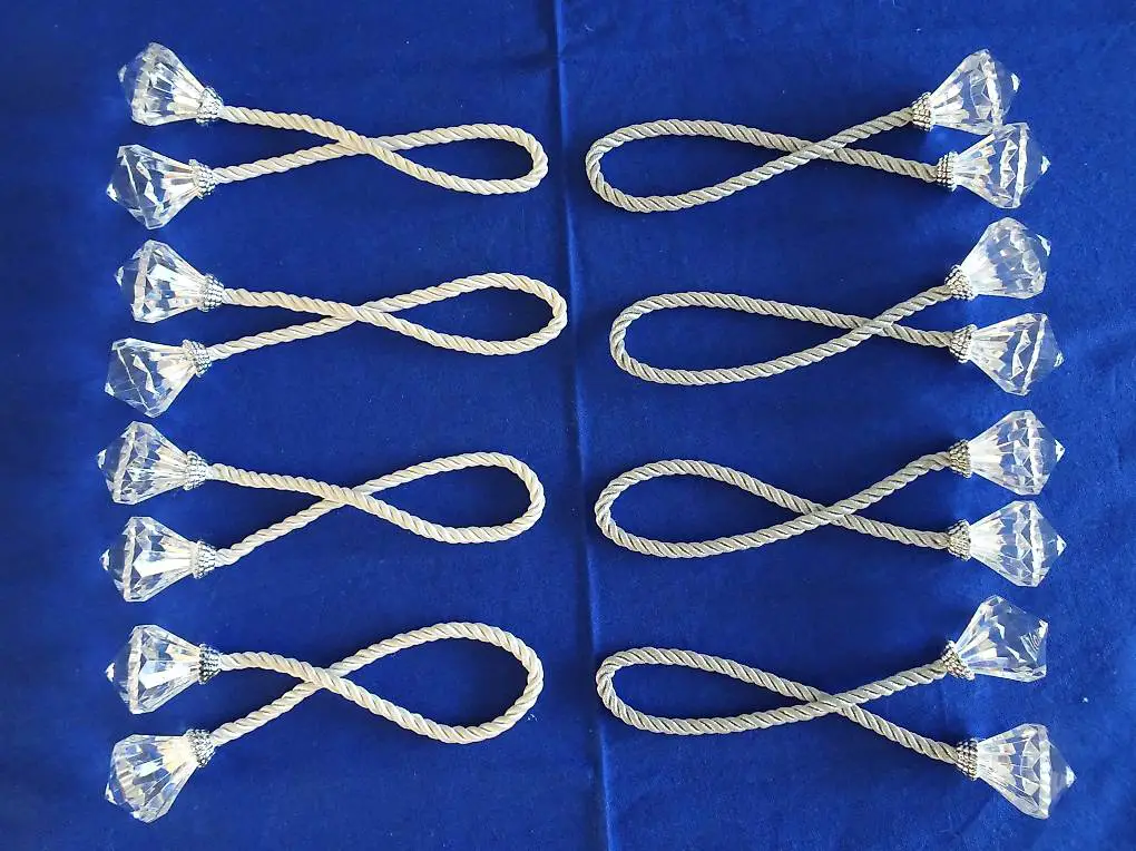 Vorhang-Binder 8 Stück. Preis für alle gemäss Foto.