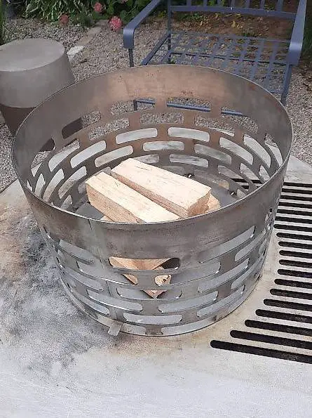 Feuerschale mit Grillring - Plancha Grill -