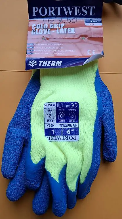 arbeitshandschuhe 2 paar portwest gröss l therm
