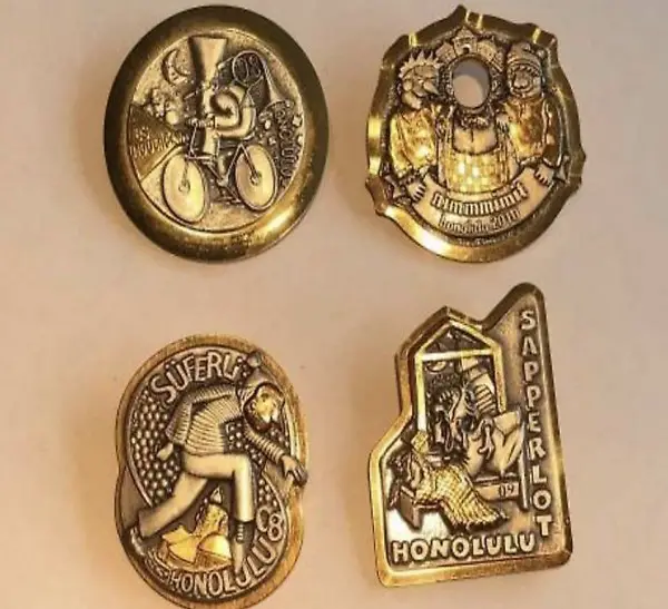 Solothurner Fasnachts Blaggedde Set Honolulu 8 Stk