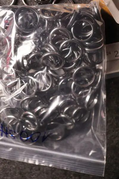 Hämatit Ringe Gemisch 100 Stück