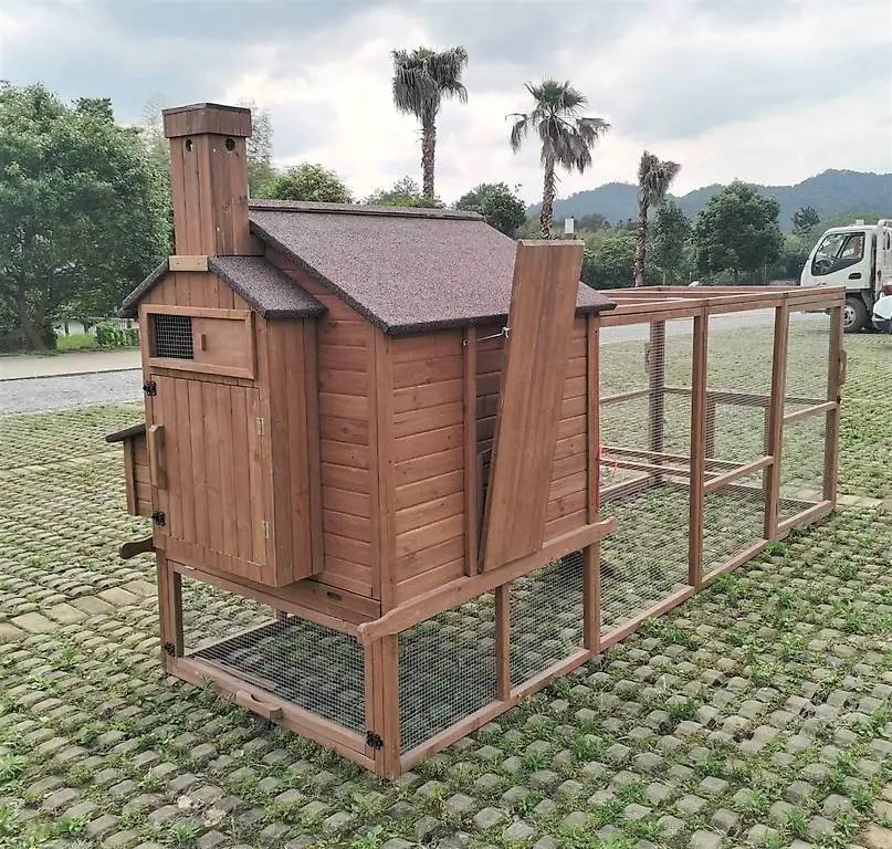 massiver hühnerstall hasenstall enten wachteln 3.75 m neu