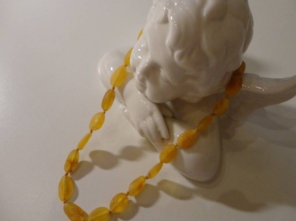 Kinderbernsteinkette/Zahnkette/echt Ambre