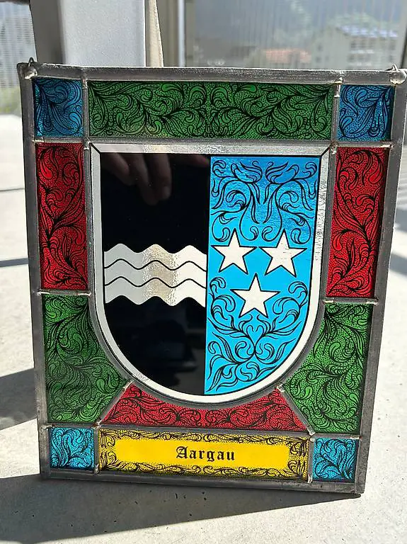 Wappenscheibe Kanton Aargau