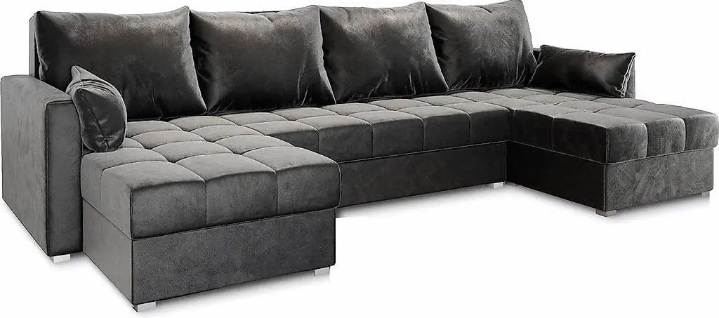 Masseno Ecksofa NAKO mit Schlaffunktion U-Form, Sofa mit Bet