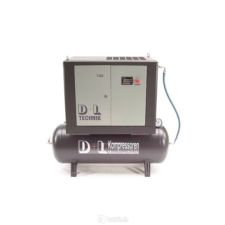  Schraubenkompressor 11kW 1400L 10 BAR MIT Kessel 270L