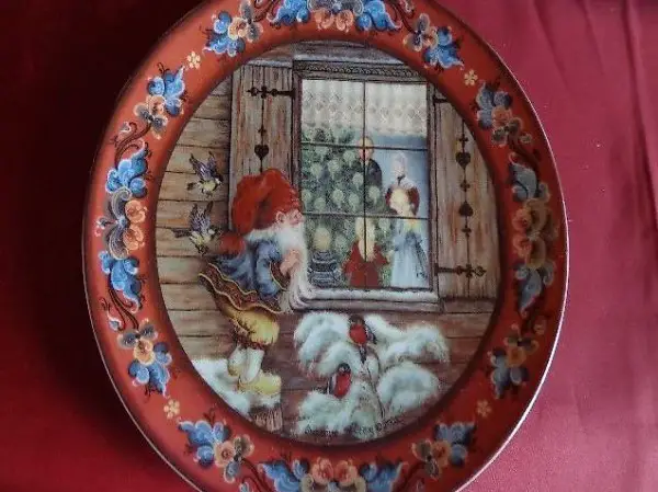 weihnachtsteller 21 cm