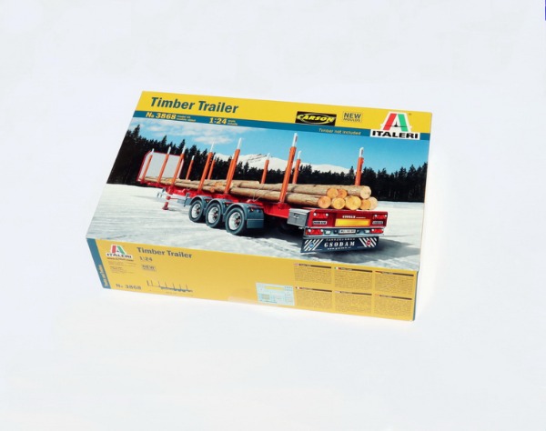 Holztransport Auflieger 1:24 von Italeri
