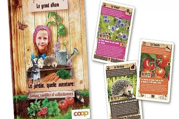 Cartes Coop le jardin quelle aventure (2016)