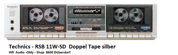 T E C H N I C S Kassetten Tape Doppel Cassetten RSB11W - SD