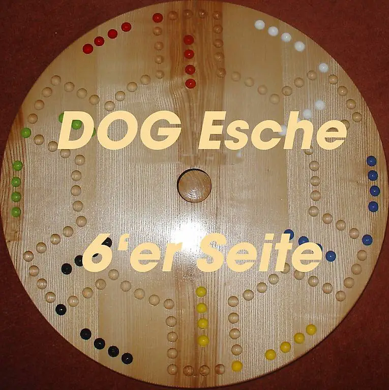 DOG Esche doppelseitig für 2-4 und 4-6 Spieler