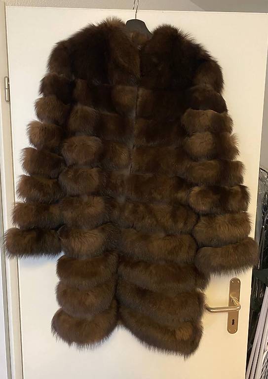 Pelzmantel aus Polarfuchs - Transformer