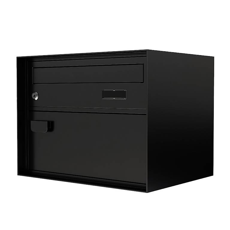 Briefkasten 41 x 31 cm schwarz