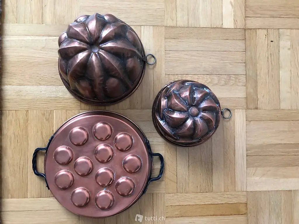 Diverse Kupfer-Formen