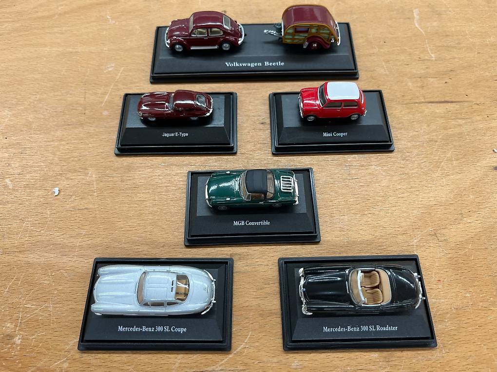 Automodelle Jaguar-Mercedes-VW