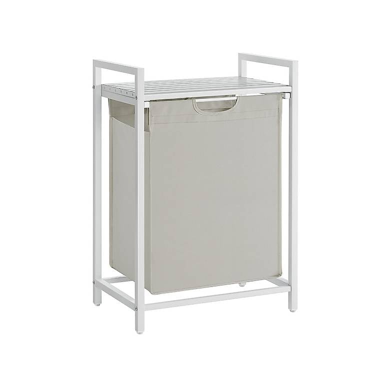 Wäschekorb 65L Weiss