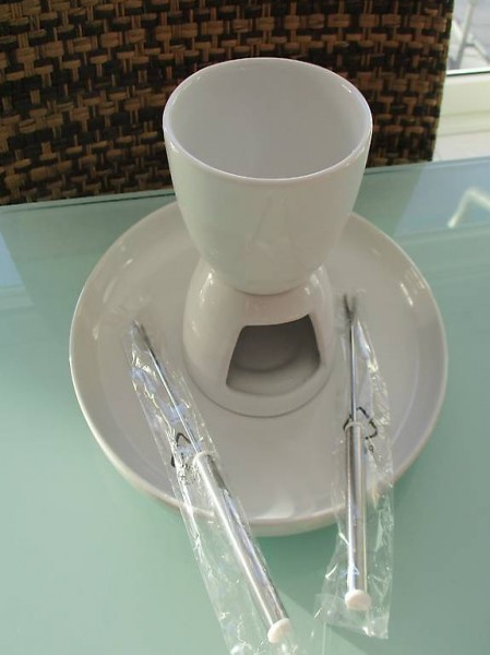 Schoggi-Fondue-Set - NEU