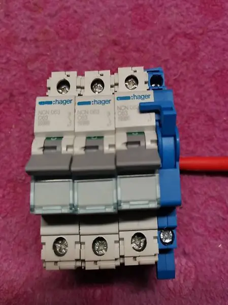 hager 3x LS 63A inkl Null-Trenner