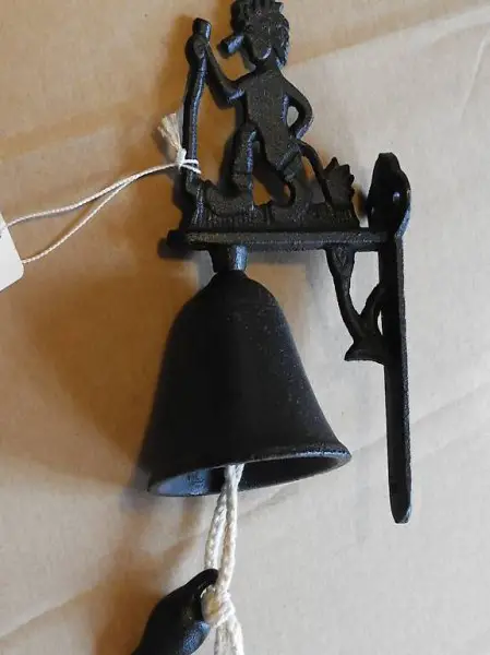 TROLL-HAUSGLOCKE GUSSEISEN AUS NORWEGEN NEU