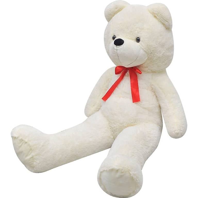 Weicher XXL-Plüsch-Teddybär Weiss 160 cm