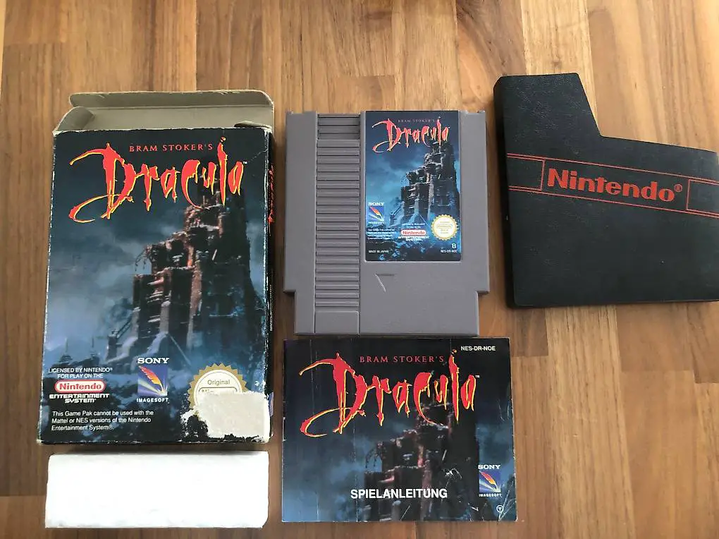 RaritätNES Game Dracula OVP, Pal B