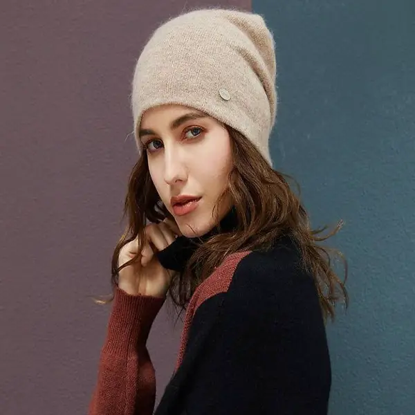  Damen Strickmütze Casual