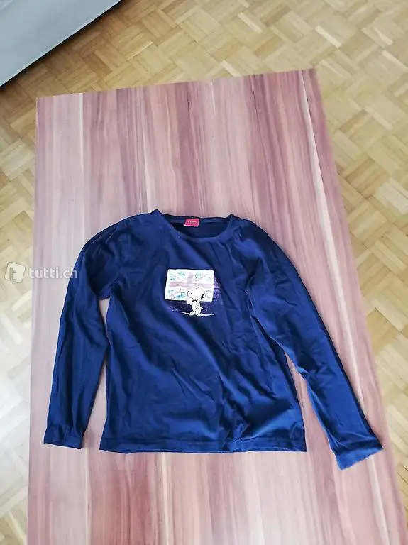 Kindershirt / Langarmshirt / T-Shirt PEANUTS, Grösse 140