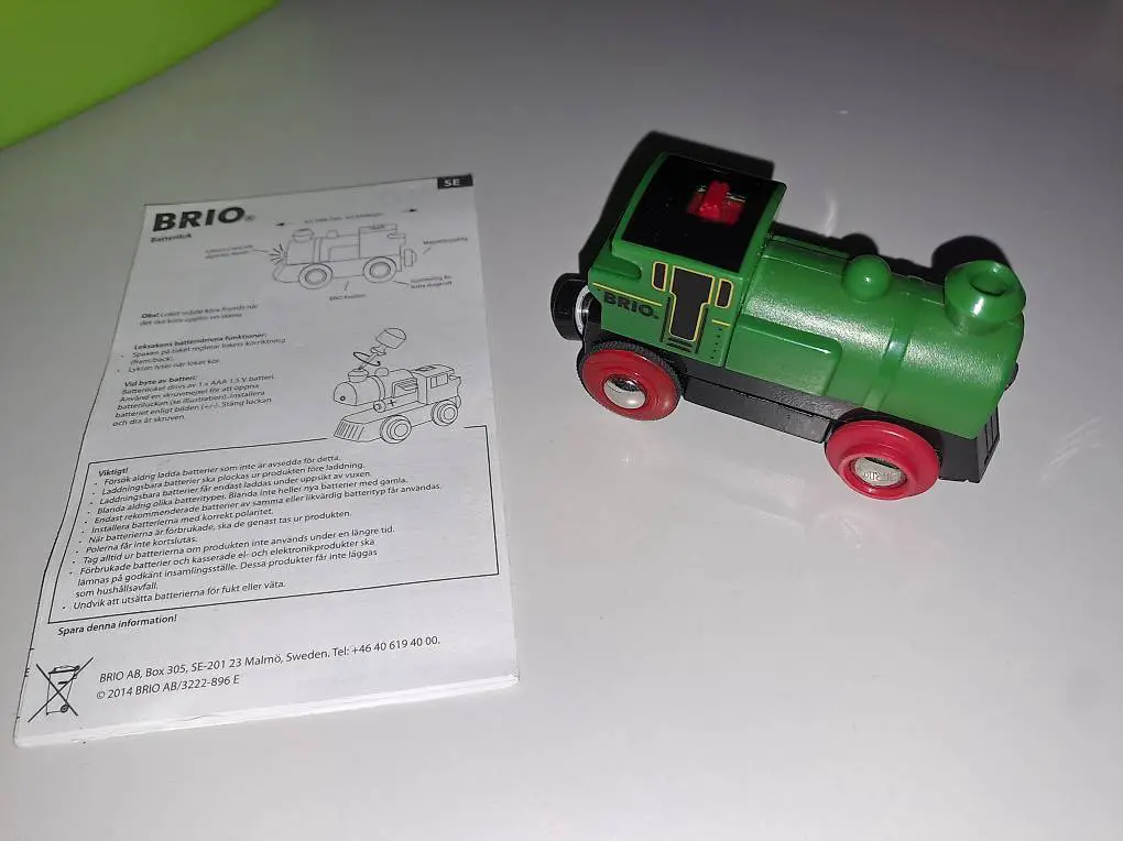 BRIO World 33595 Speedy Green Batterielok, gebraucht