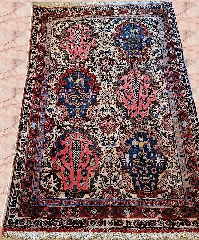 Orientteppich Bakhtiyar perser 155x105 cm Wolle natürliche F