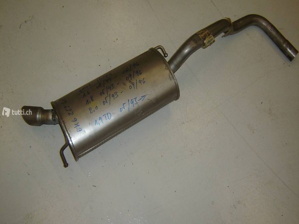 Auspufftopf hinten Seat Ibiza 1.6 1.8 1.9TD 2.0
