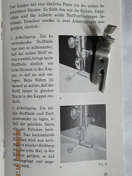  Nähfuss zur Bernina Nähmaschine, Näh fuss, Kapper