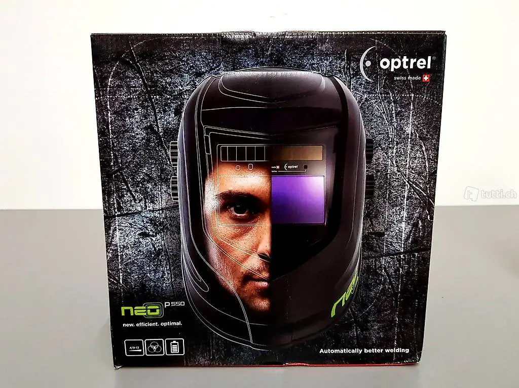  Schweisshelm NEO P550 Carbon design / OPTREL swiss made