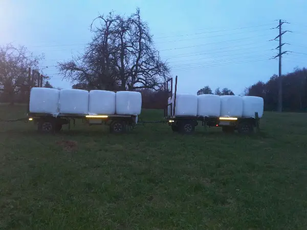 Heulageballen Heu Grassilo