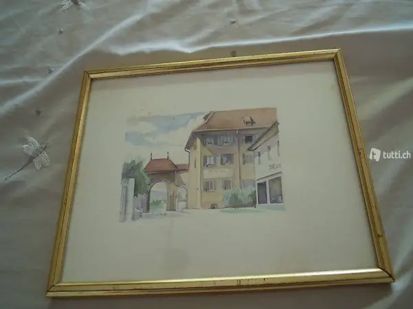 Aquarelle - Faubourg de France - Porrentruy