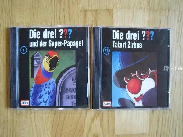 CD Die drei ??? Tatort Zirkus / der Super-Papagei Hörbücher
