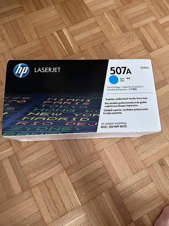 hp laserjet 507 cyan