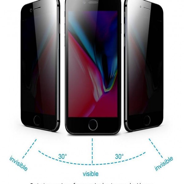  PRIVACY BLICKSCHUTZ 9H PANZERGLAS iPhone SE 2 2020 / 8 / 7