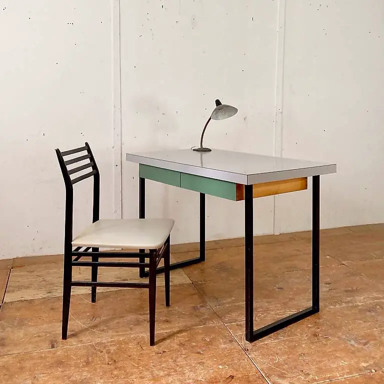 Vintage Sprossen Stuhl im Gio Ponti Stil