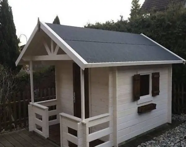  Kinder-Spielhaus Marie mit Terrasse
