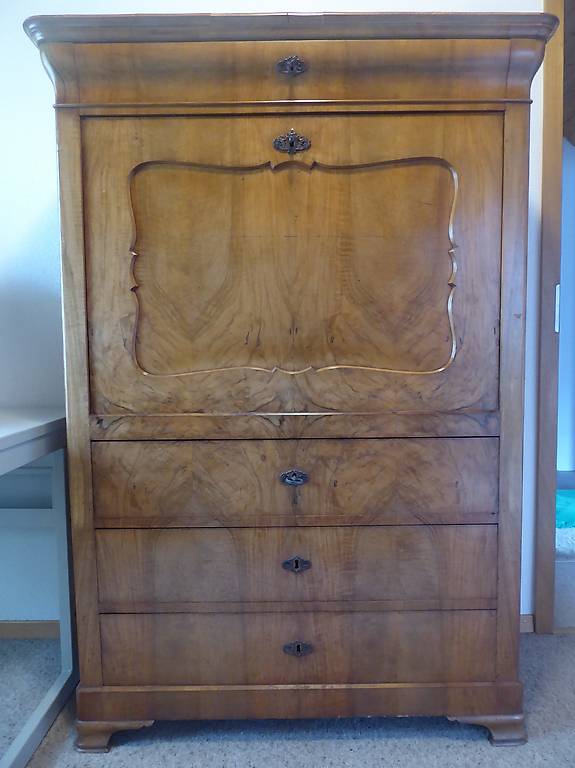 Sekretär Schreibschrank Schreibmöbel Biedermeier, antik 1835