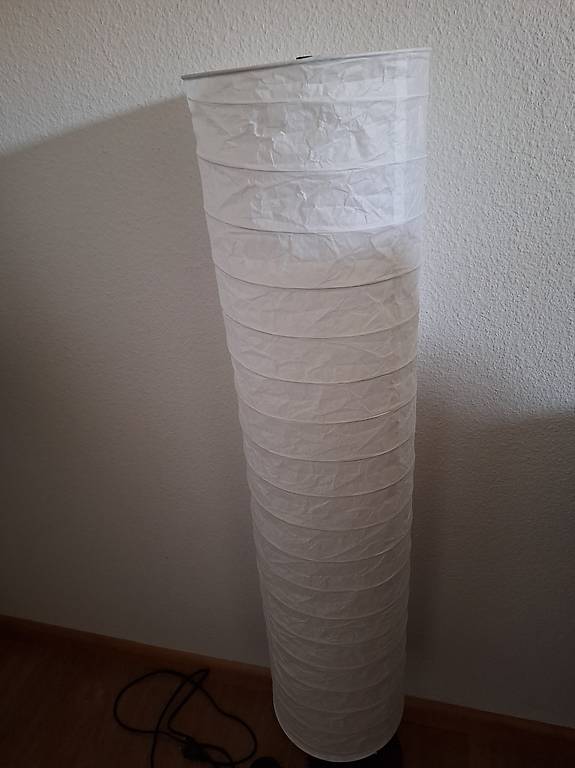 Stehlampe: Reispapier